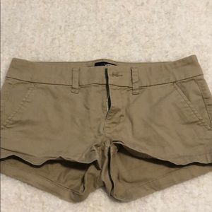 Khaki Short Shorts